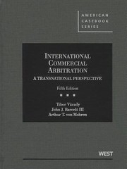 Cover of: International Commercial Arbitration A Transnational Perspective