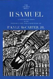 Cover of: Ii Samuel A New Translation With Introduction Notes And Commentary by 
