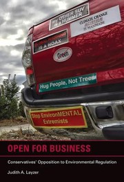 Cover of: Open For Business Conservatives Opposition To Environmental Regulation