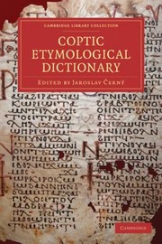 Cover of: Coptic Etymological Dictionary