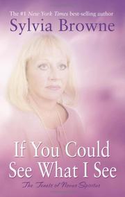 Cover of: If you could see what I see by Sylvia Browne