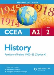 Cover of: Ccea A2 History