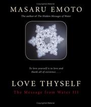 Cover of: Love thyself: the message from Water III
