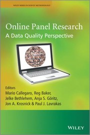 Cover of: Online Panel Research A Data Quality Perspective by 