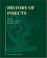 Cover of: History of Insects