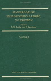 Cover of: Handbook of Philosophical Logic: Volume 8 (Handbook of Philosophical Logic)