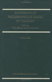 Cover of: Handbook of Philosophical Logic: Volume 9 (Handbook of Philosophical Logic)