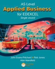 Cover of: As Level Applied Business For Edexcel Single Award