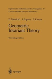 Cover of: Geometric Invariant Theory
            
                Ergebnisse Der Mathematik Und Ihrer Grenzgebiete 2 Folge