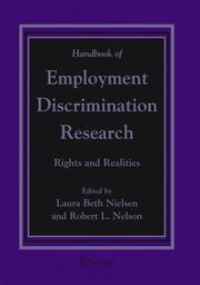 Cover of: Handbook of Employment Discrimination Research: Rights and Realities