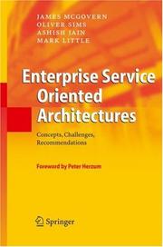 Cover of: Enterprise Service Oriented Architectures by James McGovern, Oliver Sims, Ashish Jain, Mark Little