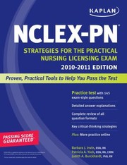 Nclexpn Strategies For The Practical Nursing Licensing Exam by Barbara Irwin