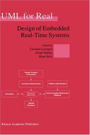 Cover of: UML for Real: Design of Embedded Real-Time Systems