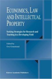 Cover of: Economics, Law and Intellectual Property by Ove Granstrand