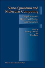 Cover of: Nano, Quantum and Molecular Computing by 