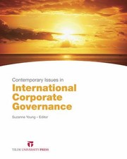 Cover of: Contemporary Issues In International Corporate Governance