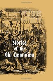 Cover of: Stories of the Old Dominion: From the Settlement to the End of the Revolution