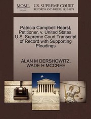 Cover of: Patricia Campbell Hearst Petitioner