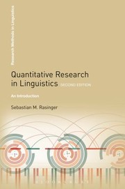 Cover of: Quantitative Research In Linguistics An Introduction