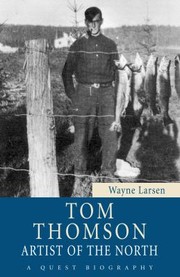 Cover of: Tom Thomson Artist Of The North