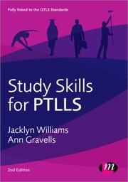 Cover of: Study Skills For Ptlls by Jacklyn Williams