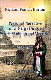 Cover of: Personal Narrative of a Pilgrimage to Al-Madinah and Meccah: Volume 2