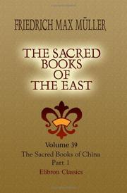 Cover of: The Sacred Books of the East by F. Max Müller