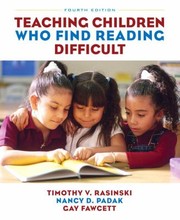 Cover of: Teaching Children Who Find Reading Difficult