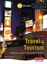 Cover of: Travel Tourism As Level For Ocr Gce As Level Double Award