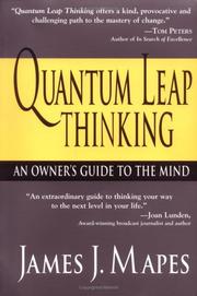 Cover of: Quantum Leap Thinking: An Owner's Guide to the Mind