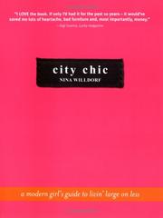 Cover of: City Chic: An Urban Girl's Guide to Livin' Large on Less