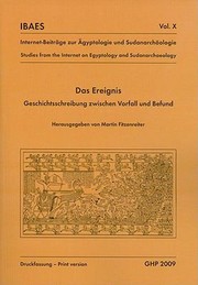 Das Ereignis Geschichtsschreibung Zwischen Vorfall Und Befund by Martin Fitzenreiter