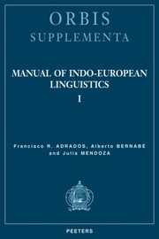 Cover of: Manual Of Indoeuropean Languages