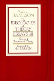 Cover of: The Ideologies Of Theory by 