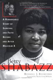 Cover of: Betty Shabazz by Russell J. Rickford