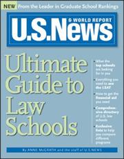 Cover of: Ultimate Guide to Law Schools (U.S. News Ultimate Guide to Law Schools)