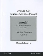 Cover of: Sam Answer Key for Anda Curso Elemental