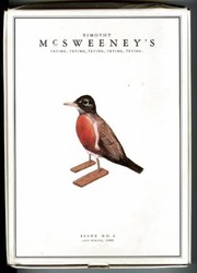 Cover of: Mcsweeneys Issue 4