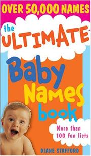 Cover of: The ultimate baby names book