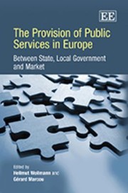 Cover of: The Provision Of Public Services In Europe Between State Local Government And Market