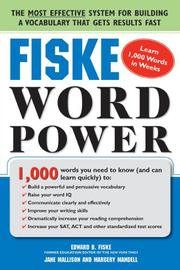 Cover of: Fiske WordPower by Edward Fiske, Jane Mallison, Margery Mandell