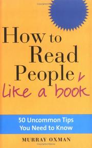 How to Read People Like a Book by Murray Oxman