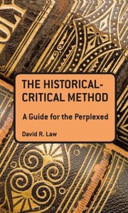Cover of: The Historicalcritical Method A Guide For The Perplexed