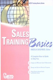 Cover of: Sales Training Basics by 