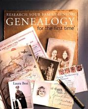 Cover of: Genealogy for the first time