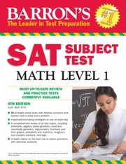 Cover of: Barrons Sat Subject Test Math Level 1