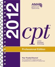 Cover of: Cpt 2012 Current Procedural Terminology by American Medical Association