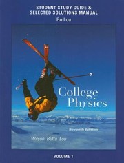 Cover of: Student Study Guide And Selected Solutions Manual For College Physics