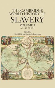 Cover of: The Cambridge World History Of Slavery by 