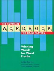 Cover of: The Complete Wordbook for Game Players: Winning Words for Word Freaks